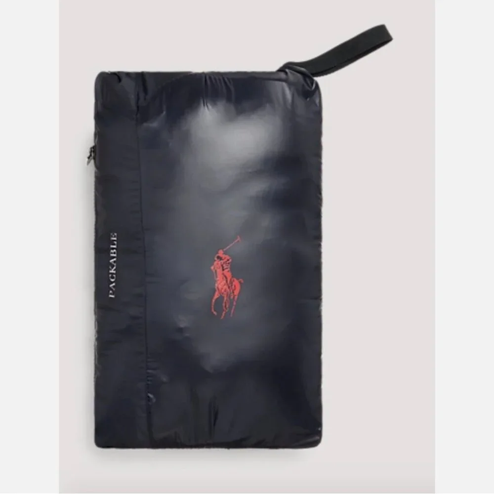 Polo Ralph Lauren Down Navy Packable Water Repellent Vest